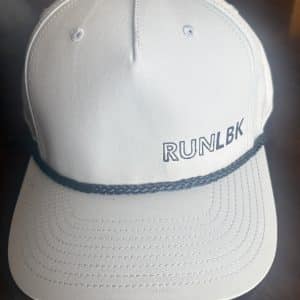 RUNLBK  Soft Blue/Navy  Embroidery Logo Richardson 5-Panel Classic Rope Cap
